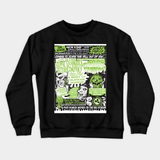 Silver Shamrock Spookshow Spectacular in GREEN Crewneck Sweatshirt